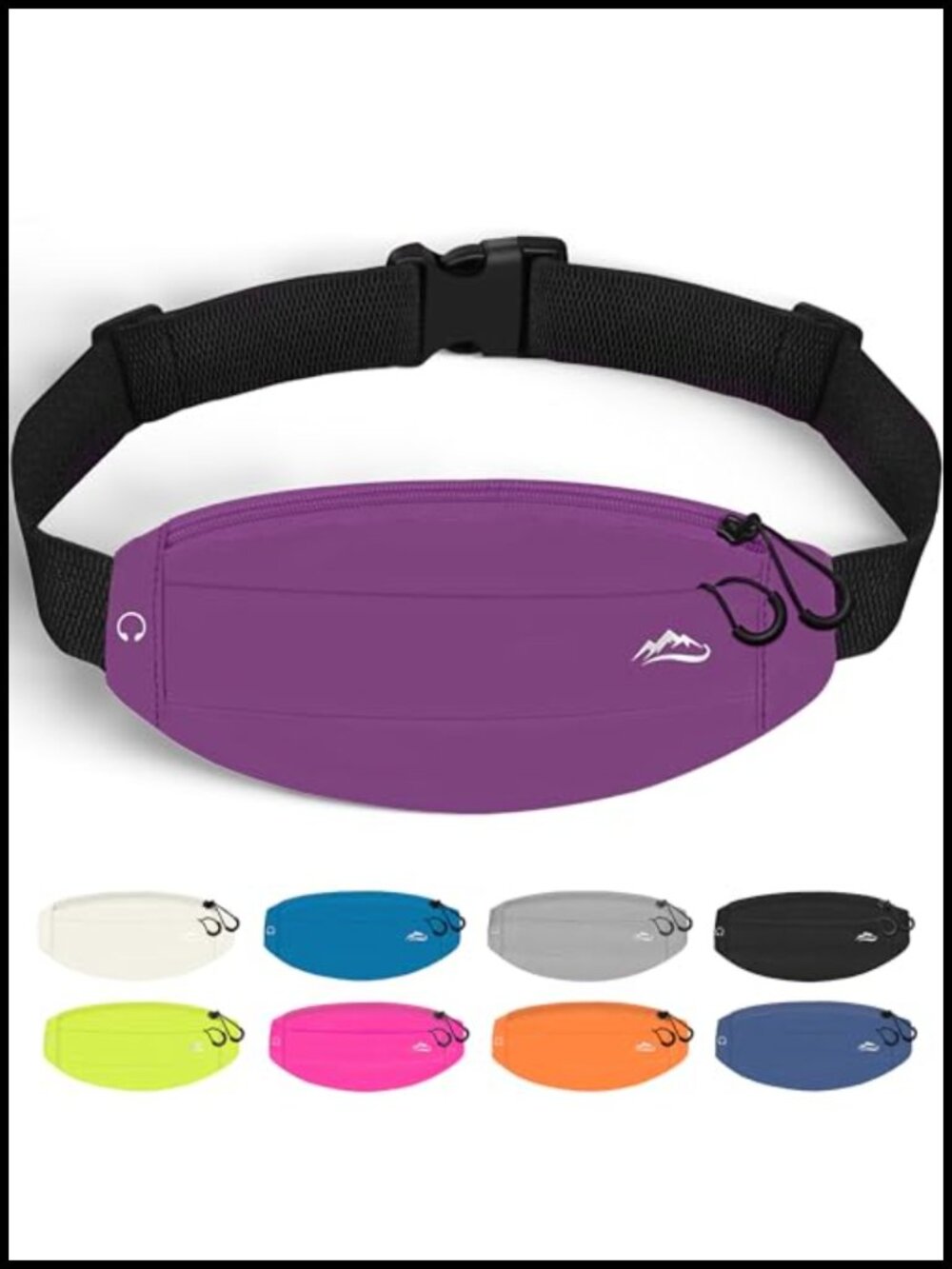 Reflective Running Fanny Pack Water Resistant Waist Belt Phone Holder